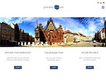 Tablet Screenshot of genealogytour.com